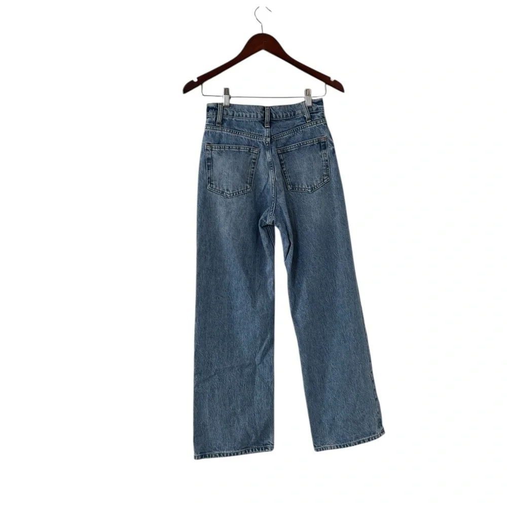 REFORMATION Wilder High Rise Ankle Wide Leg Dillon Jeans - Picture 3 of 8